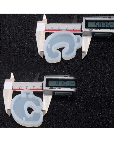 5 Adet Reçine Epoksi Harf Kalıp - Ç