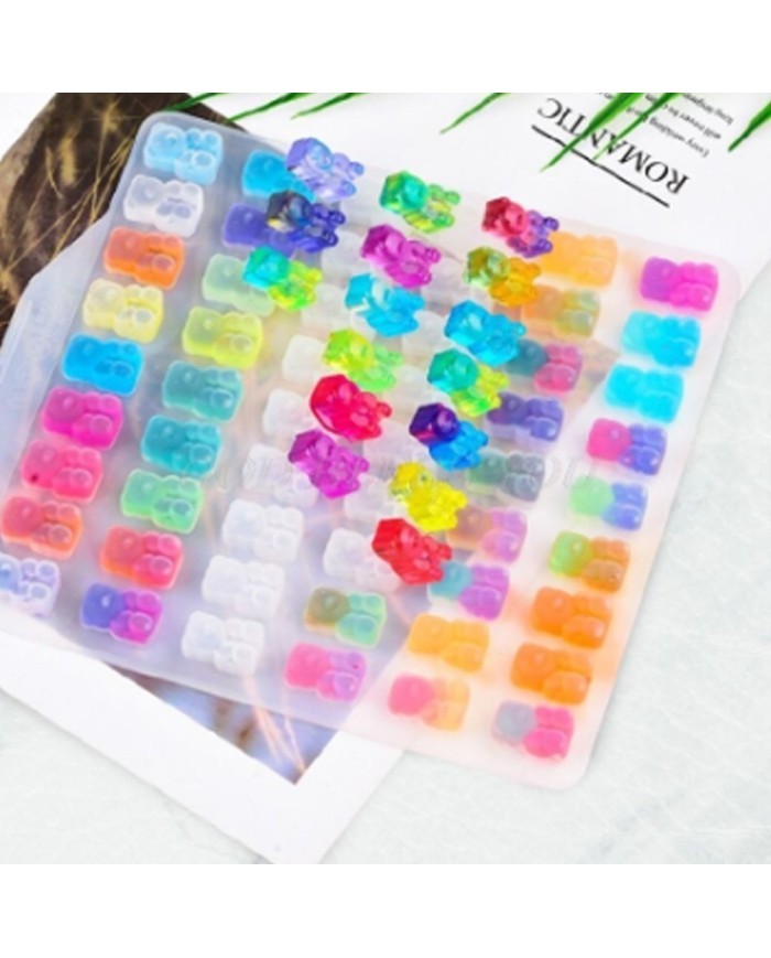 5 Adet - BÜYÜK HARİBO AYI REÇİNE EPOKSİ KALIBI - H1