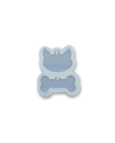 5 Adet - Kedi & Kemik  Reçine Epoksi Kalıp