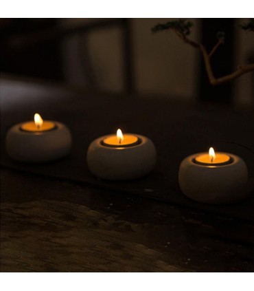 Yuvarlak Tealight Mumluk Silikon Kalıbı