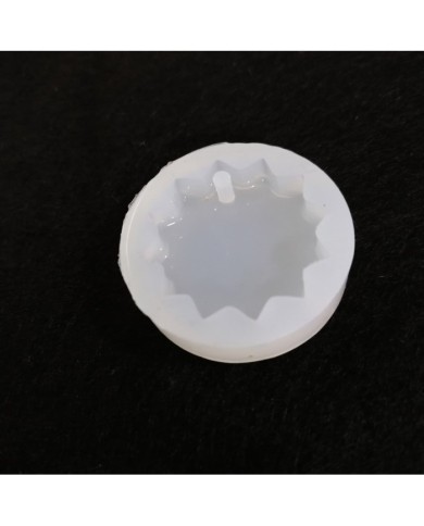 5 Adet - Güneş Kolye Reçine Epoksi Kalıp-delikli - E23