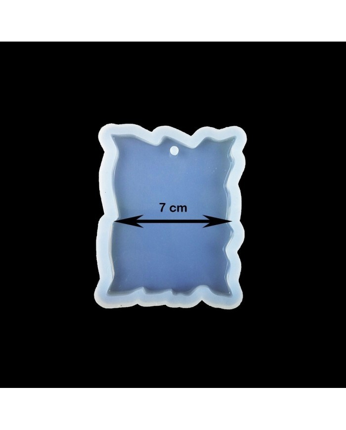 Reçine Epoksi Magnet Kalıbı - Dikdörtgen Fotoğraflık - TM2