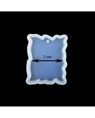 Reçine Epoksi Magnet Kalıbı - Dikdörtgen Fotoğraflık - TM2