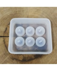 10 Adet - Yuvarlak Boncuk Tesbih Reçine Silikon Kalıbı -16 mm  249