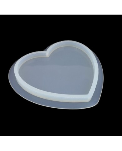 5 Adet - Kalp Reçine Epoksi Kalıp - B17