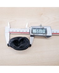 Silikon Kulak Sağ 25 Adet Beyaz -  Takı ve Bijuteri Küpe  Mankeni