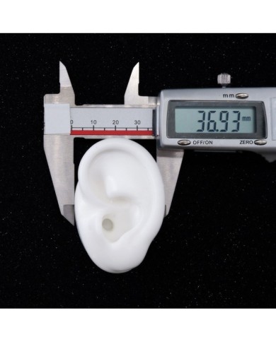 Silikon Kulak Sağ 25 Adet Beyaz -  Takı ve Bijuteri Küpe  Mankeni