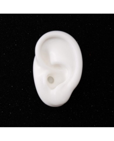 Silikon Kulak  Sol 25 Adet Beyaz  - Takı ve Bijuteri Küpe  Mankeni