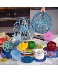 Bardak Altı Reçine Epoksi Kalıp - Nihale - İç İçe Halkalar - 1004