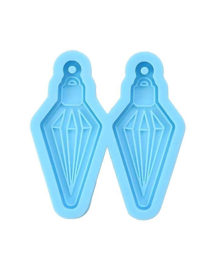 Reçine Epoksi Kalıp - Kolye Küpe Ucu Elmas -Kod:991