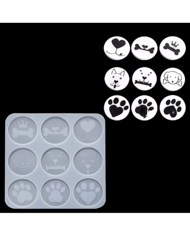 Reçine Epoksi Kalıp - Köpek Magnet - 1000 - 15x15 cm