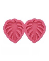 Reçine Epoksi Kalıp - Kolye Küpe Ucu Yaprak Deseni -Kod:997