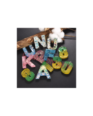 5 Adet Harf Reçine Epoksi Kalıbı -Kod:220