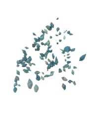 Deniz Kabuğu - Mavi Renk 25 gr