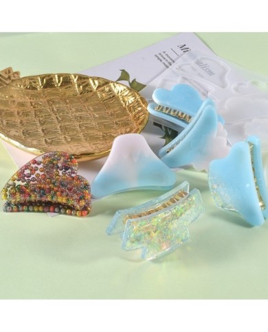 Timsah Ağızlı Epoksi Reçine Silikon 6  Tokalı Set- Kod:1033