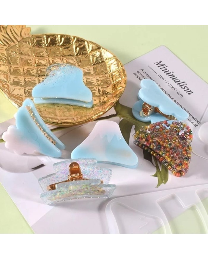 Reçine Epoksi ve Mum Kalıbı - Beşgen -Kod:136