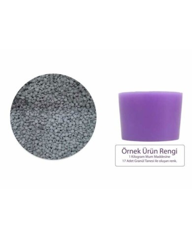 Mor Mum Boyası 100 GR - Granül Mum Boyası