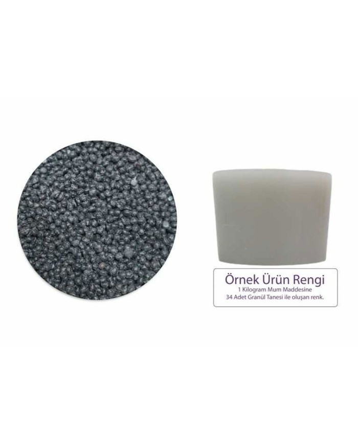 Gri Mum Boyası 5 GR - Granül Mum Boyası
