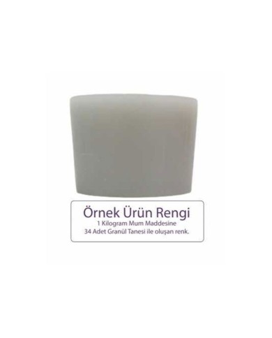 Gri Mum Boyası 5 GR - Granül Mum Boyası