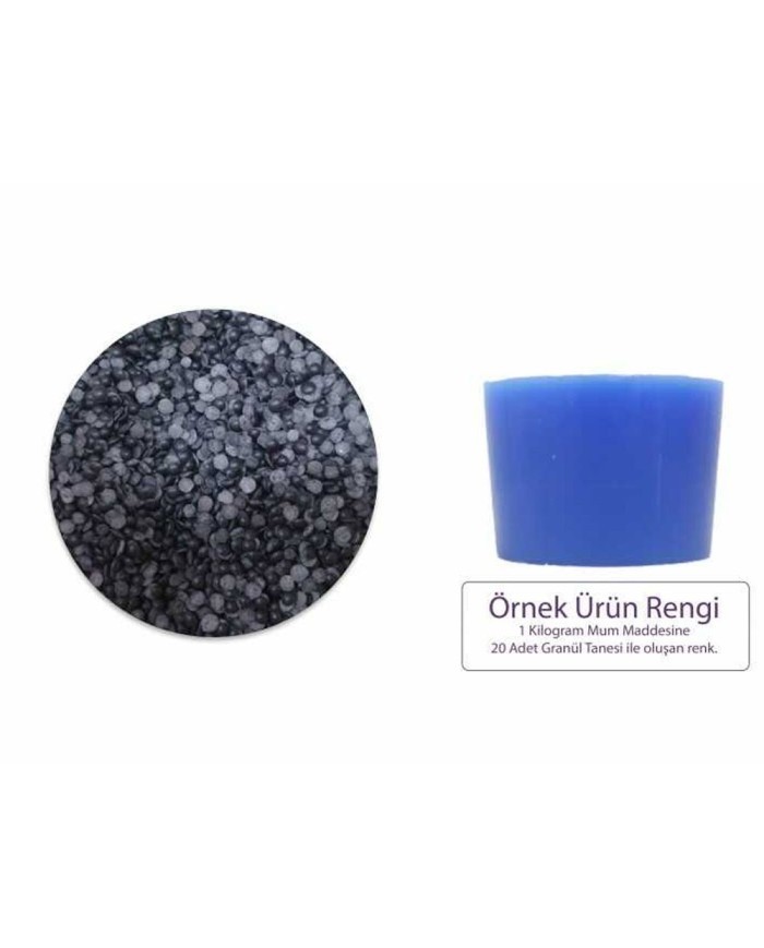 Mavi Mum Boyası 100 GR - Granül Mum Boyası