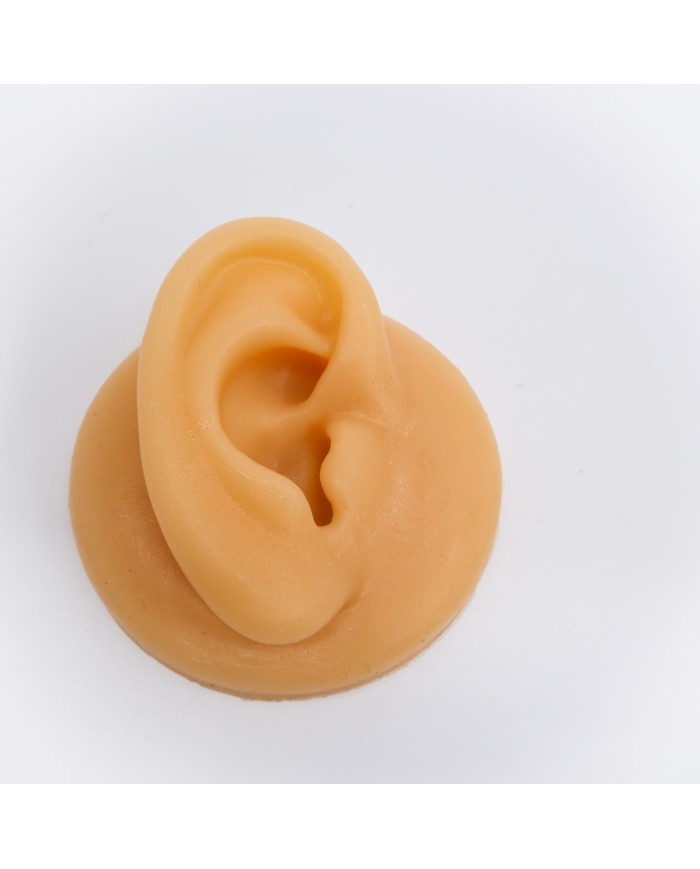 Silikon Sol Kulak Ten Rengi 1 Adet - Takı ve Bijuteri Küpe Mankeni
