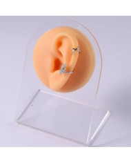 Silikon Sol Kulak Ten Rengi 1 Adet - Takı ve Bijuteri Küpe Mankeni