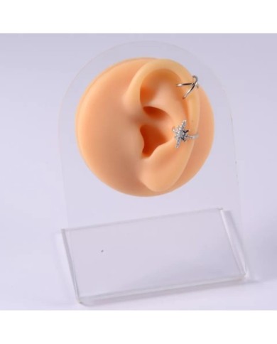 Silikon Kulak Ten Renk Sağ 1 Adet - Takı ve Bijuteri Küpe Mankeni