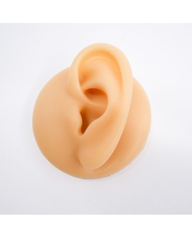 Silikon Kulak Ten Renk Sol 25 Adet - Takı ve Bijuteri Küpe Mankeni