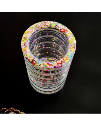 Boğumlu Bardak Reçine Epoksi ve Beton Kalıbı -Kod:103