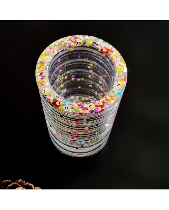 Boğumlu Bardak Reçine Epoksi ve Beton Kalıbı -Kod:103