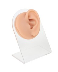 Silikon Sol Kulak Ten Rengi 1 Adet - Takı ve Bijuteri Küpe Mankeni