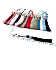 100 ADET - BONCUKLU PÜSKÜL BEYAZ - 10 CM - A