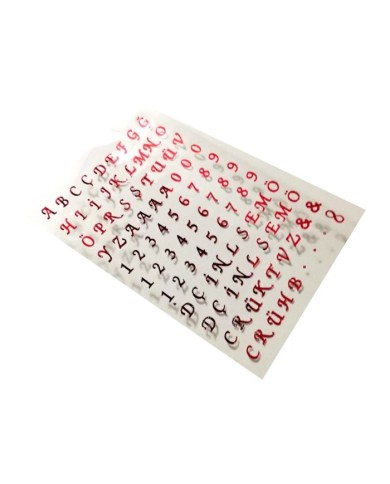 Epoksi Asetat  Harf - 5'li Karışı Set