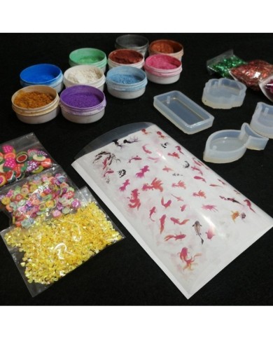 Anahtarlık ve Takı Reçine Epoksi Seti - Boya Seçmeli  - A03