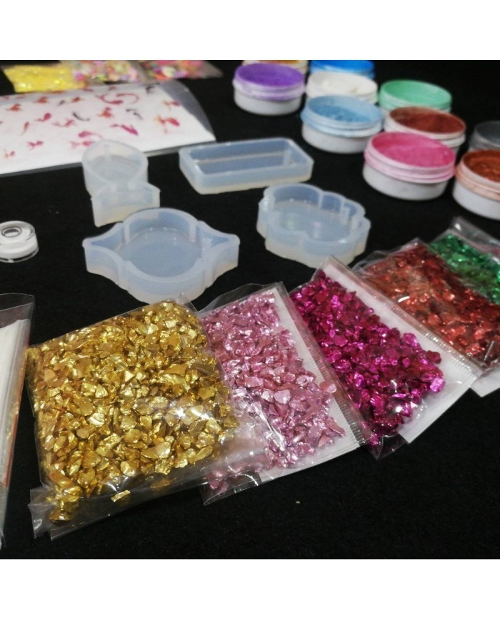 Anahtarlık ve Takı Reçine Epoksi Seti - Boya Seçmeli  - A03