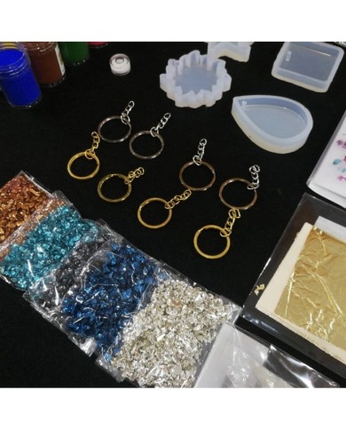 Anahtarlık ve Takı Reçine Epoksi Seti - Boya Seçmeli  - A08