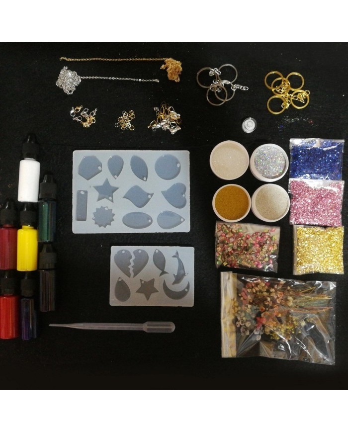 Anahtarlık ve Takı Reçine Epoksi Seti - A34