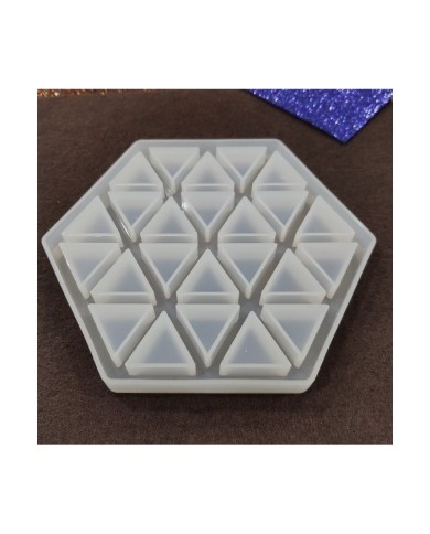 Altıgen Bardak Altı Reçine Epoksi ve Beton Kalıbı -Kod:193