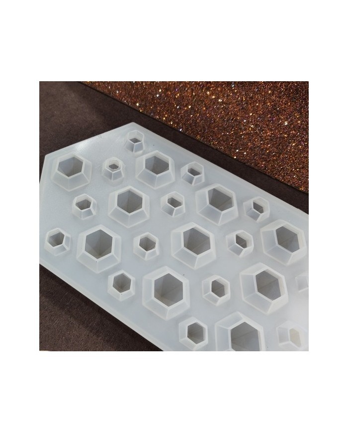 Kristal Damla Reçine Epoksi Kalıp - Çoklu Kalıp -Kod:228