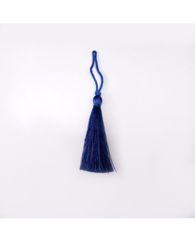 30 ADET - İPEK PÜSKÜL 7-8 CM - SAKS MAVİ