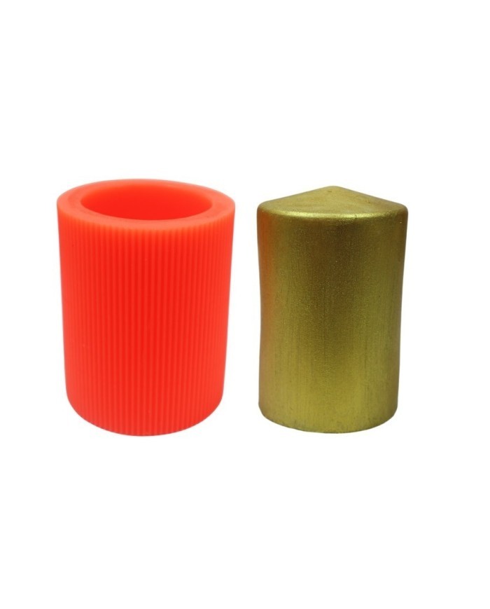 Silindir Silikon Mum Kalıbı M-128