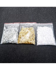 Mini Kelebek Gold Pul Paketi - 5 gram - Epoksi Süsleme Pulu