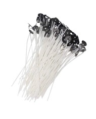 Mum Fitili Hazır Kopçalı -12 Cm - 25 Adet
