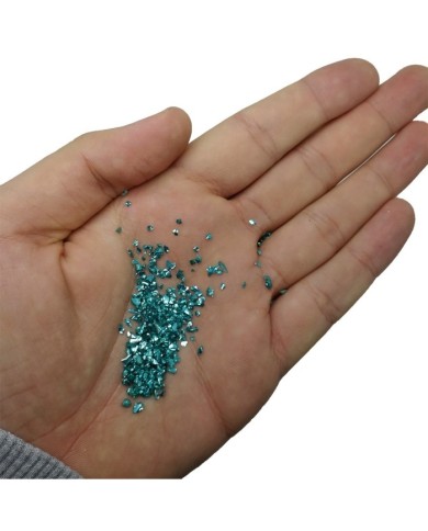 Cam Kırığı Turkuaz Mavi Teneke Havyar - İNCE - 250 gr