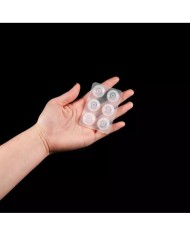 16 mm Yarim Boncuk Tırtıklı Reçine Epoksi Kalıp -Kod:369