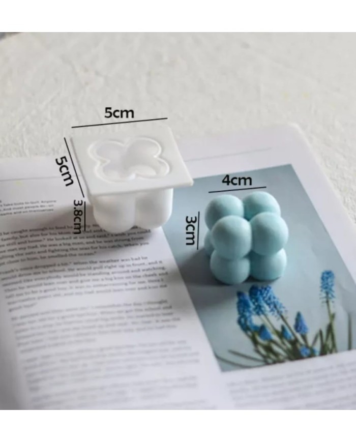 Çoklu Bubble Mum Silikon Kalıbı 15 Li Küçük Boy