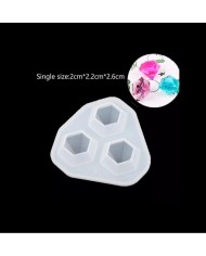 Kristal  Pramit Model  Silikon Reçine Epoksi Kalıp - Büyük Boy -Kod:54