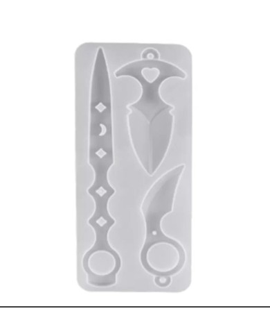 Bıçak Reçine Epoksi Silikon Kalıbı -Kod:945