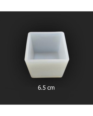 Küp Reçine Epoksi  Silikon Kalıp - Büyük - 6,5'a 6,5cm- Kod:239
