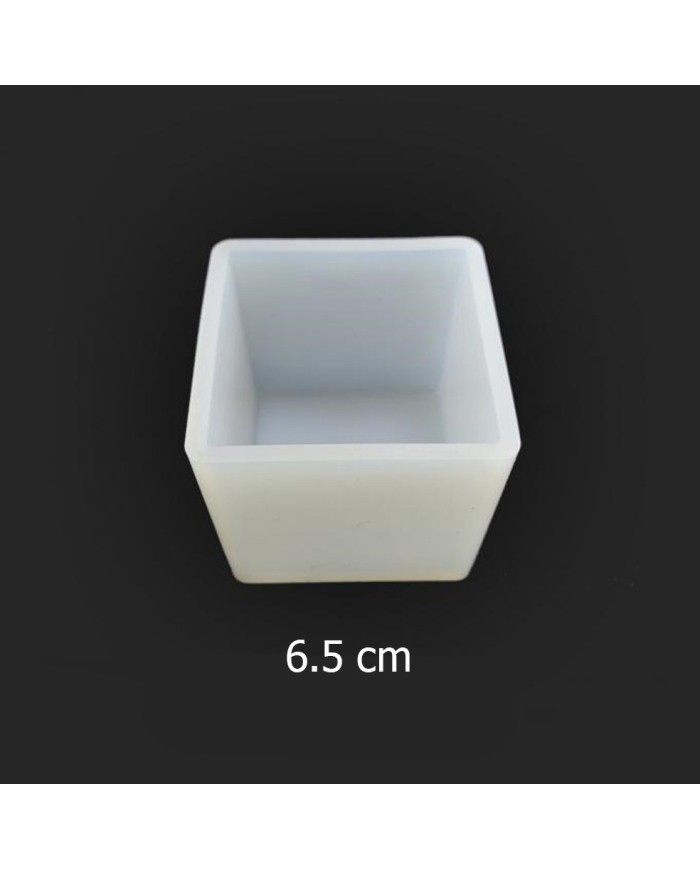 Küp Reçine Epoksi  Silikon Kalıp - Büyük - 6,5'a 6,5cm- Kod:239
